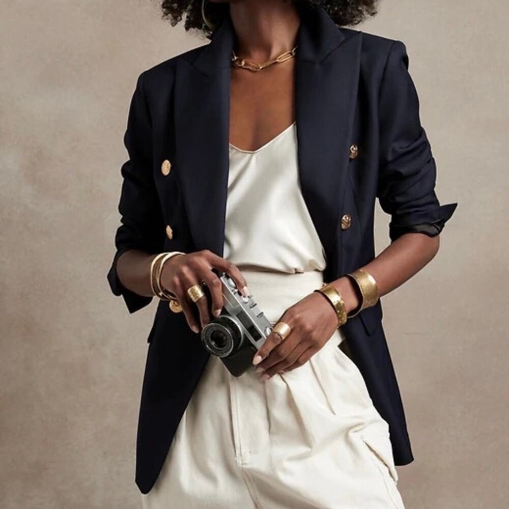 Dark Navy Blue Blazer